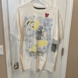 Disney Store Donald Duck Mens Classic Fit Short Sleeve Tee - Large - NWT